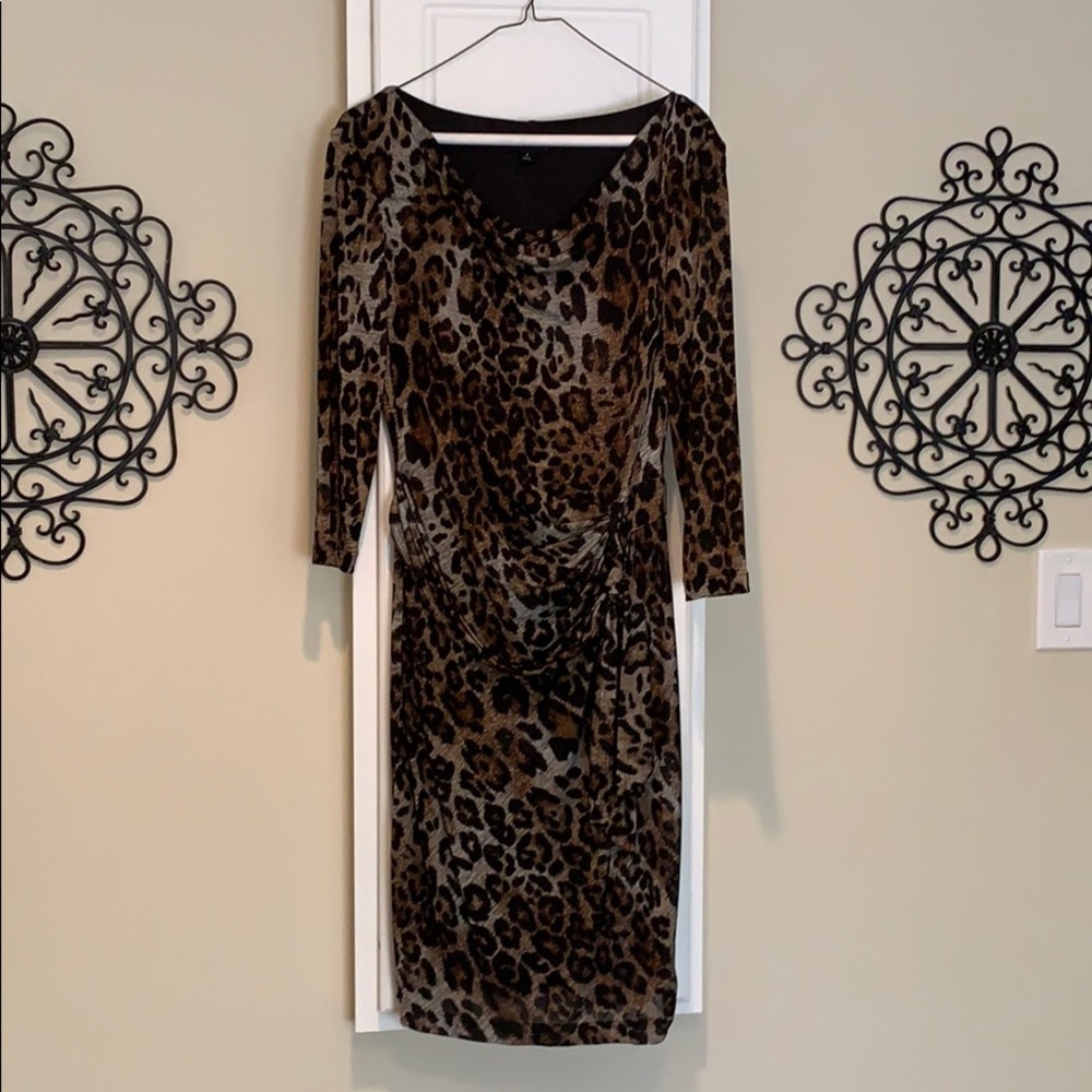 Animal print dress nwot